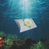 White Voyager Urn with Memorial Daisy